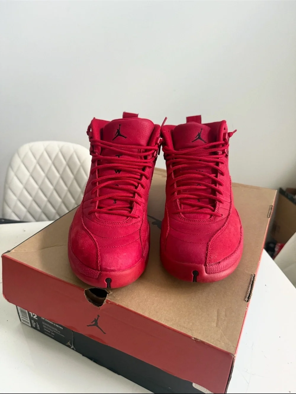 Jordan 12 Men’s Gym Red size 12 slightly used.